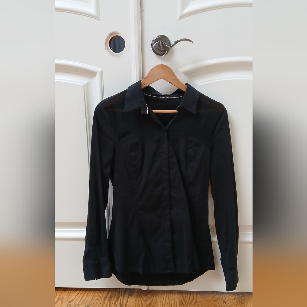 Black Button-Up Shirt